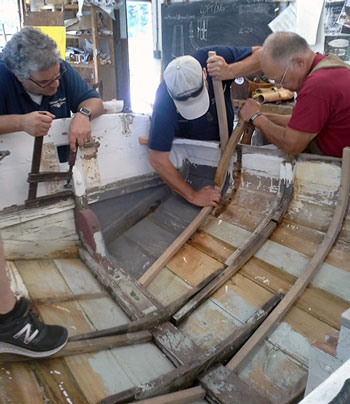 sailboat repair wood